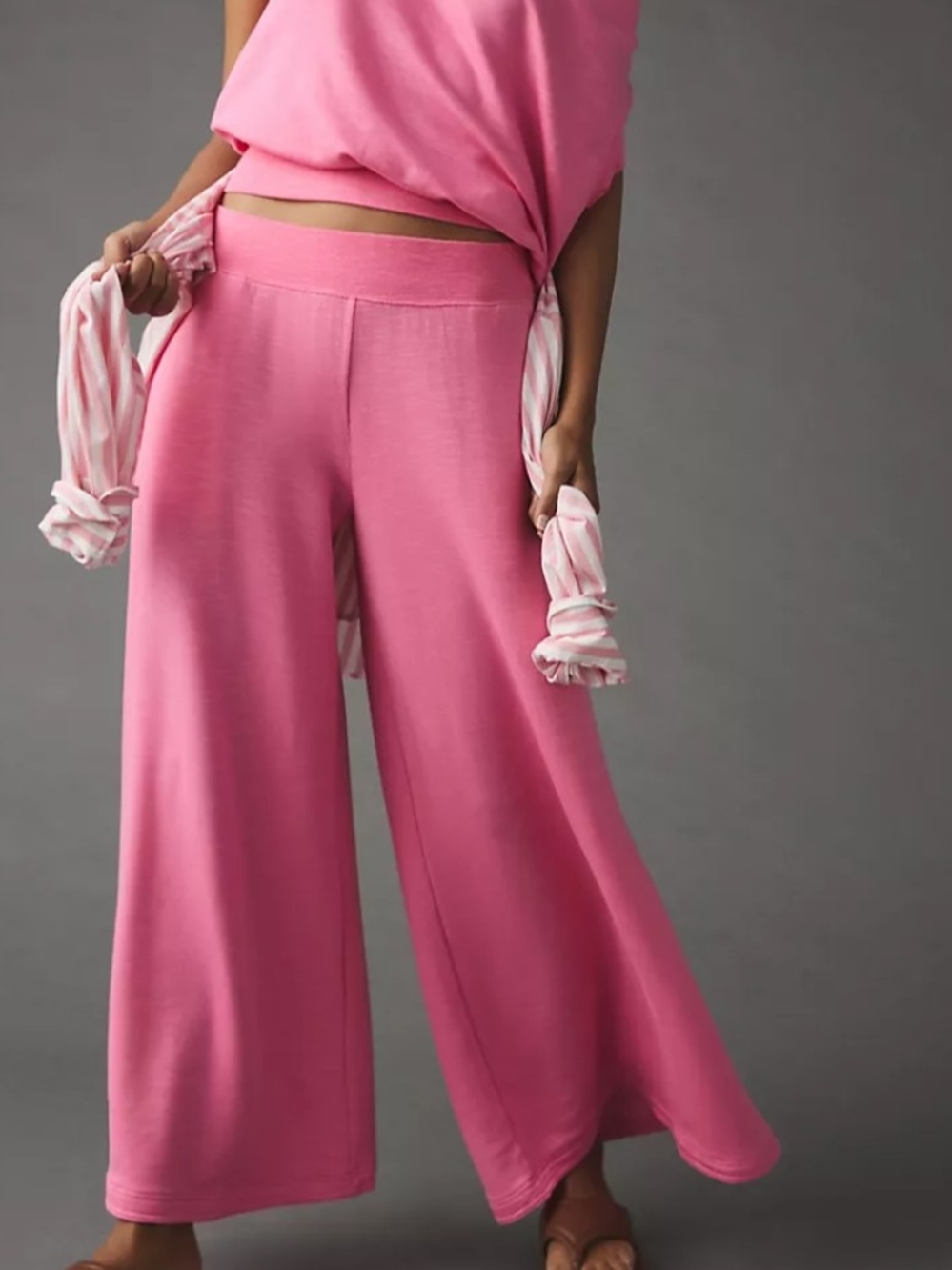 Saturday Sunday by Anthropologie Women's Wide-Leg Lounge Pants, SZ 1X, EUC